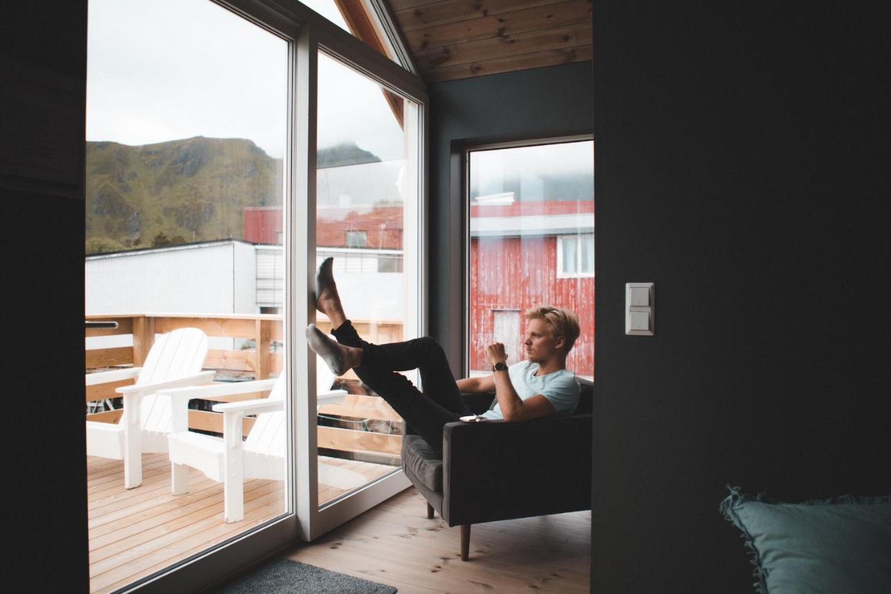 Solsiden Brygge Rorbuer Hotel Ballstad Kültér fotó